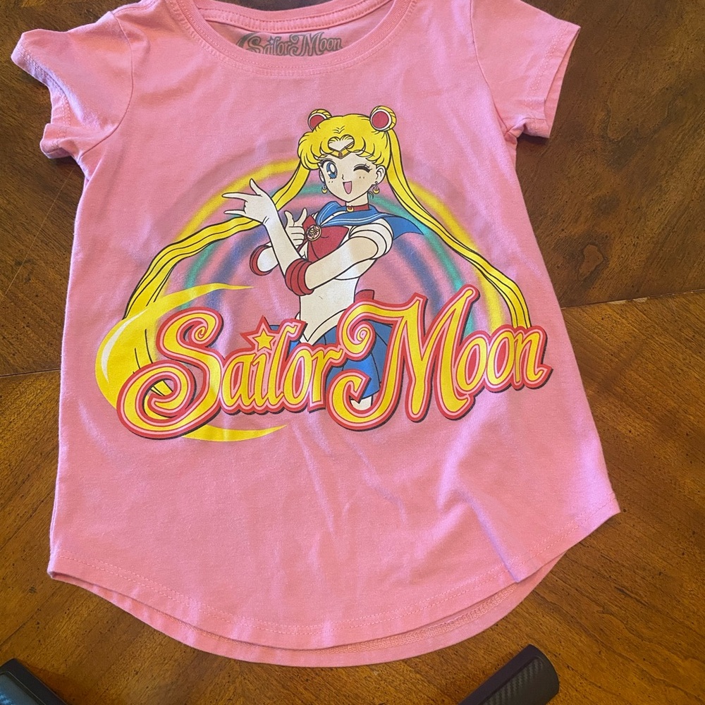 Sailor Moon Pink Kids T-Shirt anime size 6